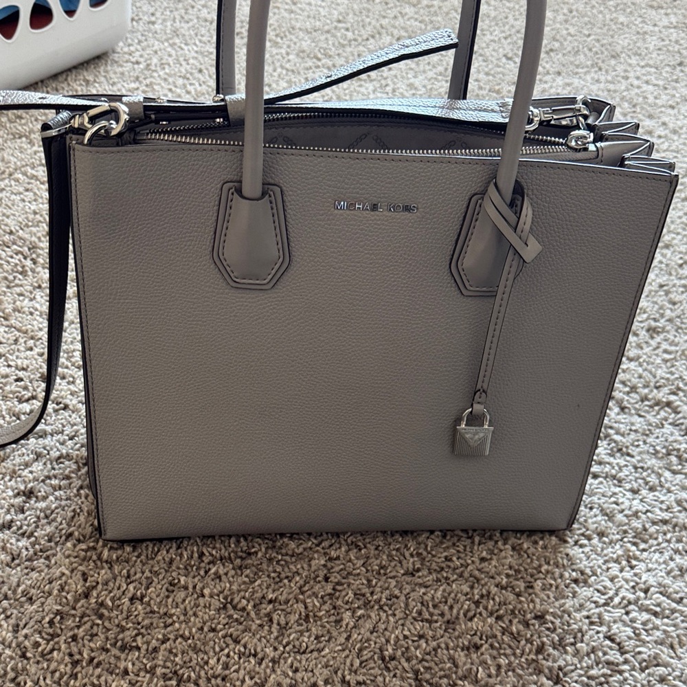 Michael Kors Silver Tote Bag